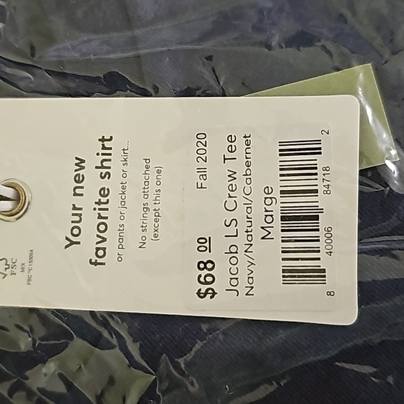 Marine Layer Jacob LS Crew Tee - Picture 6 of 7